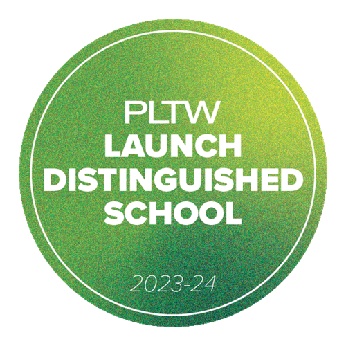 PLTW Launch Distinguished School Logo
